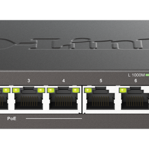 D-Link - Switch de sobremesa Gigabit PoE con 8 puertos - DGS-1008P
